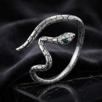 925 Sterling Silver Pavé Setting CZ Oxidized Silver Ring for Women