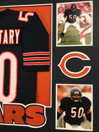 Framed Mike Singletary Autographed Signed Inscribed Chicago Bears Jersey Bas Coa