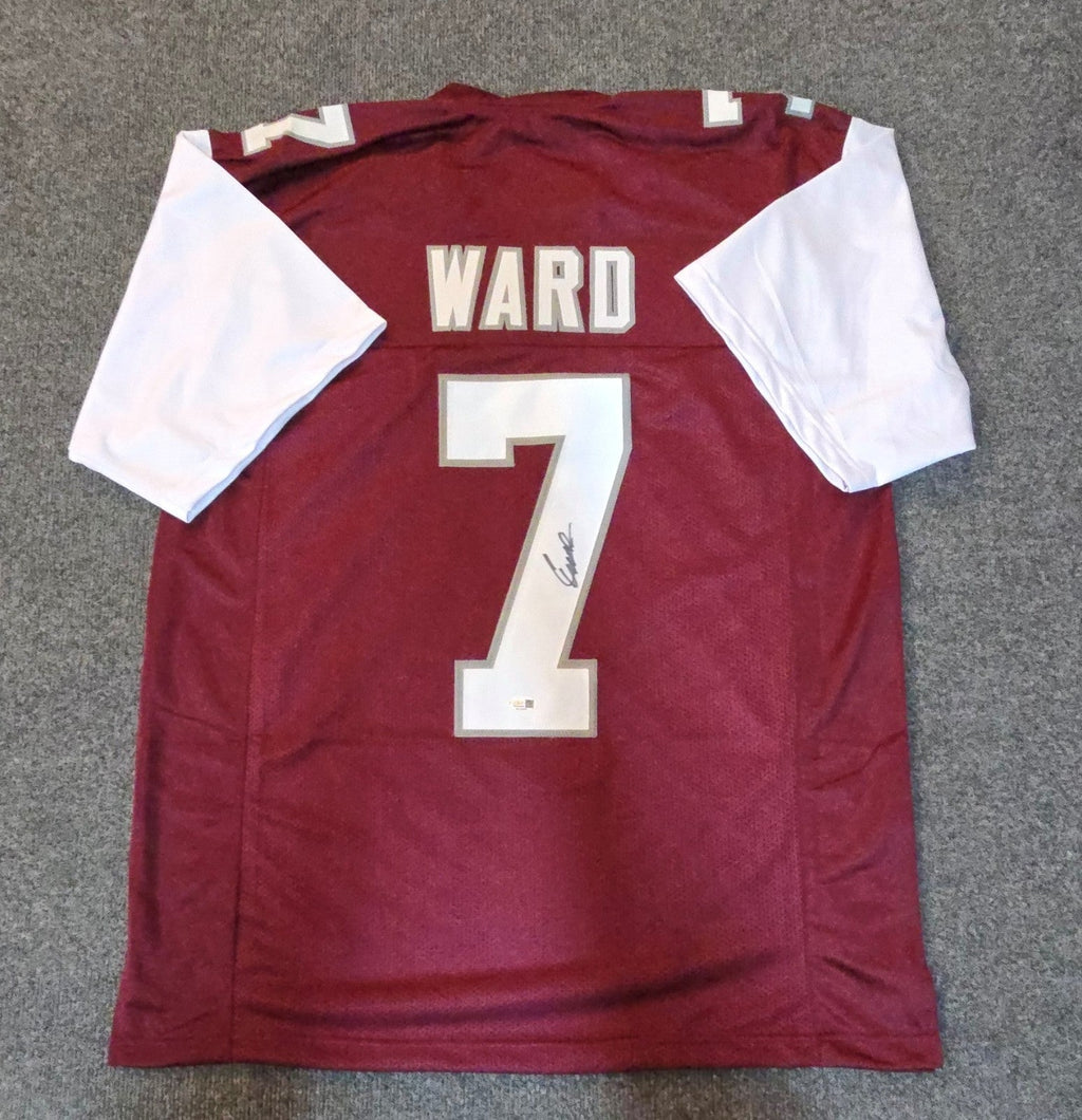 Columbia High School Roughnecks Cam Ward Autographed Signed Jersey Jsa Coa