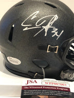 Carlos Hyde Autographed Signed Ohio State Buckeyes Mini Helmet Jsa Coa