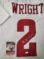 Temple Owls Isaiah Wright Autographed Signed Jersey Jsa Coa