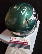 Philadelphia Eagles Fletcher Cox Autographed Signed Speed Mini Helmet Jsa Coa