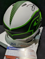 Seattle Seahawks Devon Witherspoon Signed Lunar Mini Helmet Jsa Coa