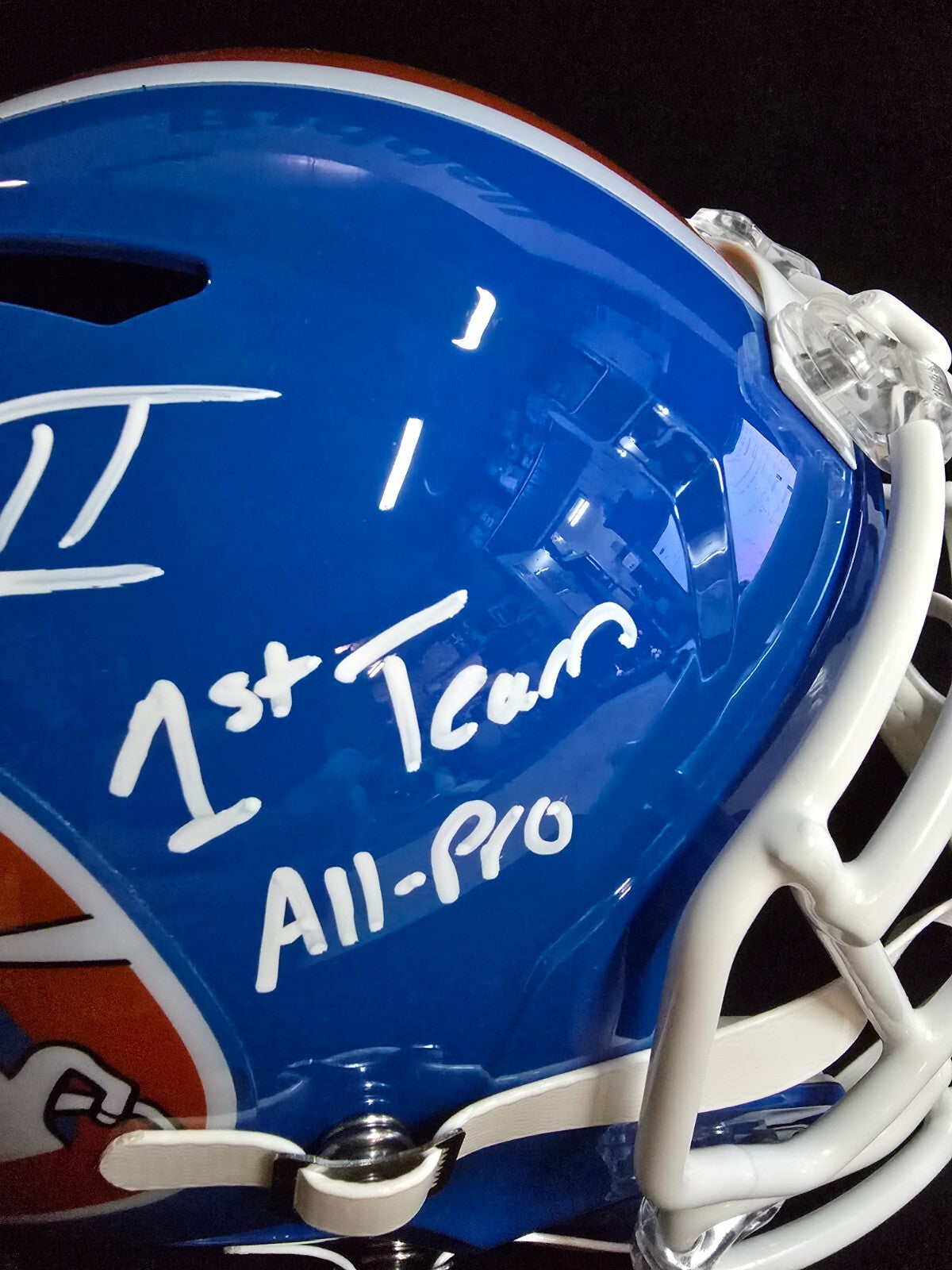 Denver Broncos Pat Surtain Ii Signed Insc Replica Full Size Helmet Beckett