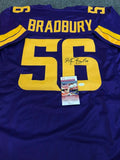 Minnesota Vikings Garrett Bradbury Autographed Signed Jersey Jsa Coa