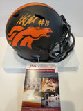 Kj Hamler Autographed Signed Denver Broncos Eclipse Mini Helmet Jsa Coa