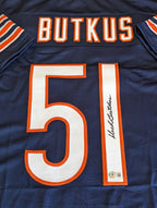 Chicago Bears Dick Butkus Autographed Signed Jersey Beckett Holo
