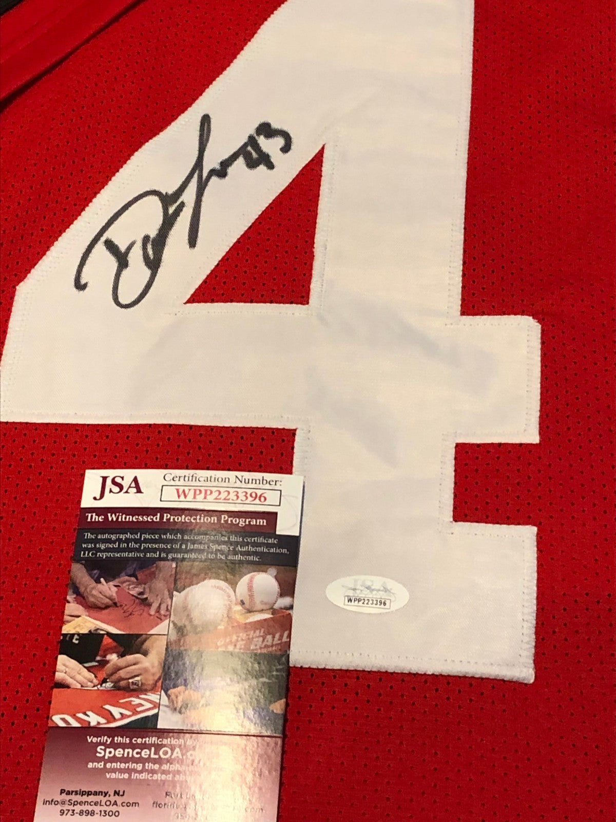 Ohio State Buckeyes Darron Lee Autographed Signed Jersey Jsa Coa