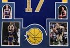 Framed Golden State Warriors Chris Mullin Autographed Signed Jersey Bas Coa