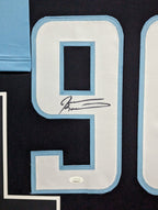 Framed Tennessee Titans Jevon Kearse Autographed Signed Jersey Jsa Coa