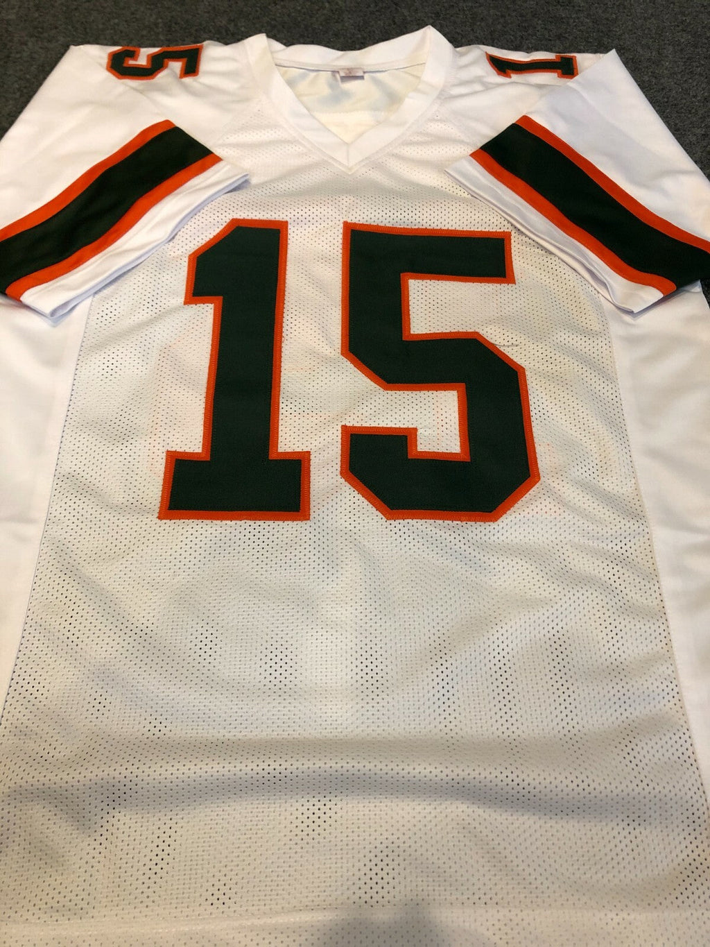 Miami Hurricanes Greg Rousseau Autographed Signed Jersey Jsa  Coa