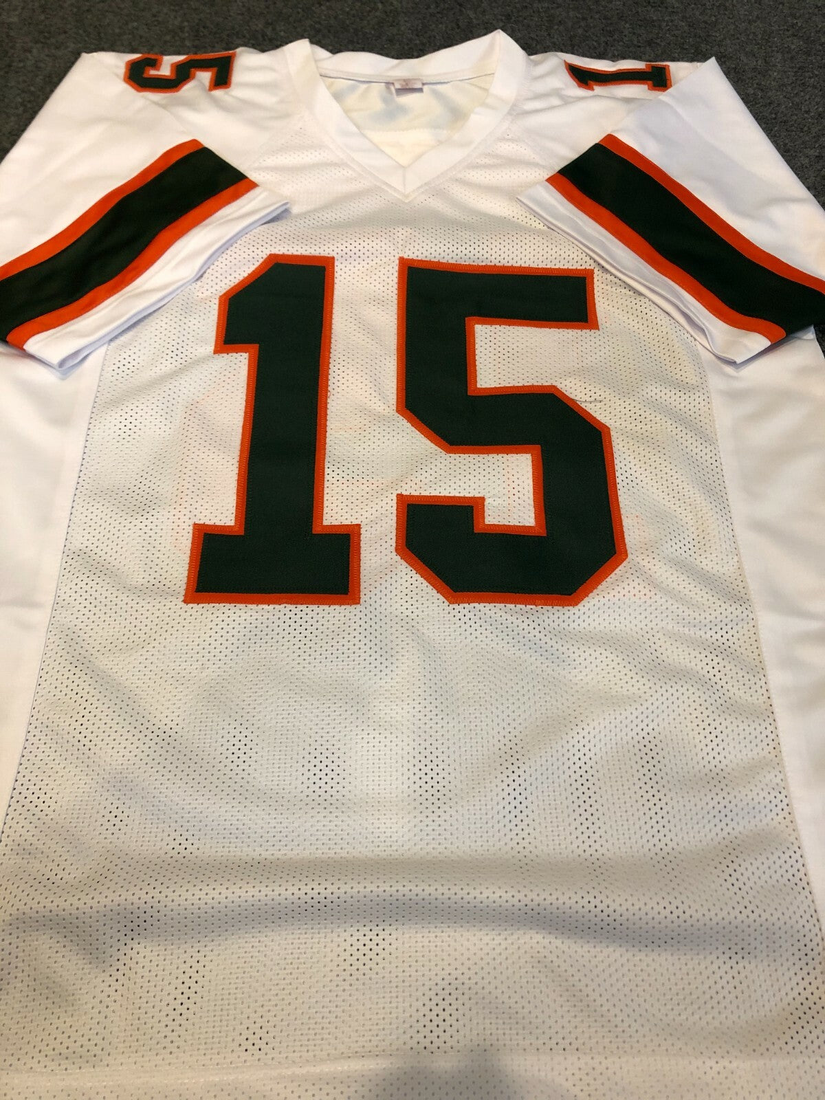 Miami Hurricanes Greg Rousseau Autographed Signed Jersey Jsa  Coa