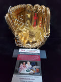 Cincinnati Reds Pete Rose Signed Inscribed 2Xgg Mini Gold Glove Jsa Coa