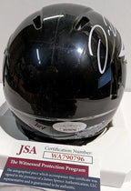 Philadelphia Eagles Jordan Davis Autographed Signed Black Speed Mini Helmet Jsa
