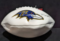 Baltimore Ravens Patrick Queen Autographed Signed Logo Football Jsa Coa