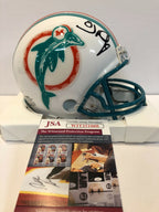 Oj Mcduffie Autographed Signed Miami Dolphins Mini Helmet Jsa Coa