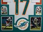 Framed Miami Dolphins Jaylen Waddle Autographed Signed Jersey Jsa Coa