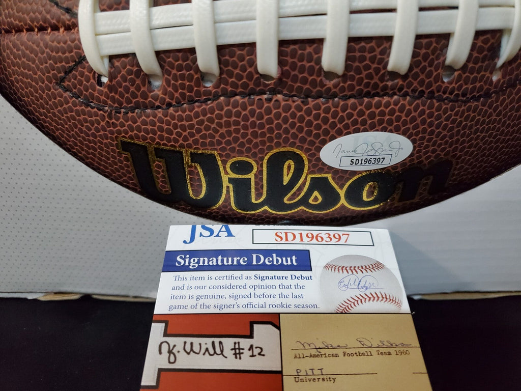 Hendon Hooker Autographed Autographed Signed Football Jsa Coa
