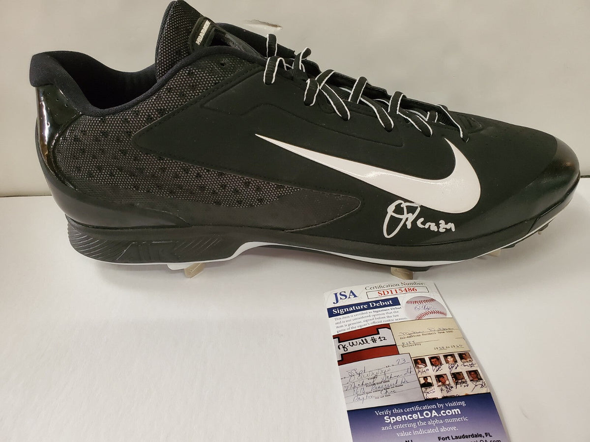 Oswald Peraza Autographed Signed Cleat Jsa Coa
