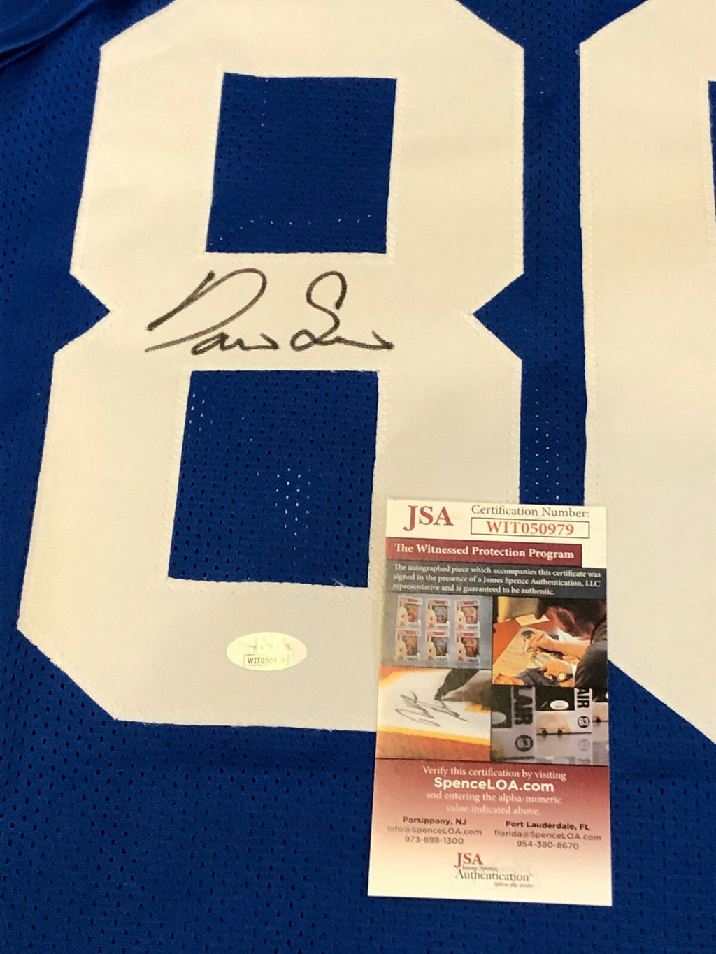 N.Y. Giants Darius Slayton Autographed Signed Jersey Jsa Coa