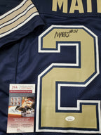 Pitt Panthers Damarri Mathis Autographed Signed Jersey Jsa Coa