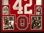 Framed Ohio State Buckeyes John Brockington Autographed Signed Jersey Jsa Coa