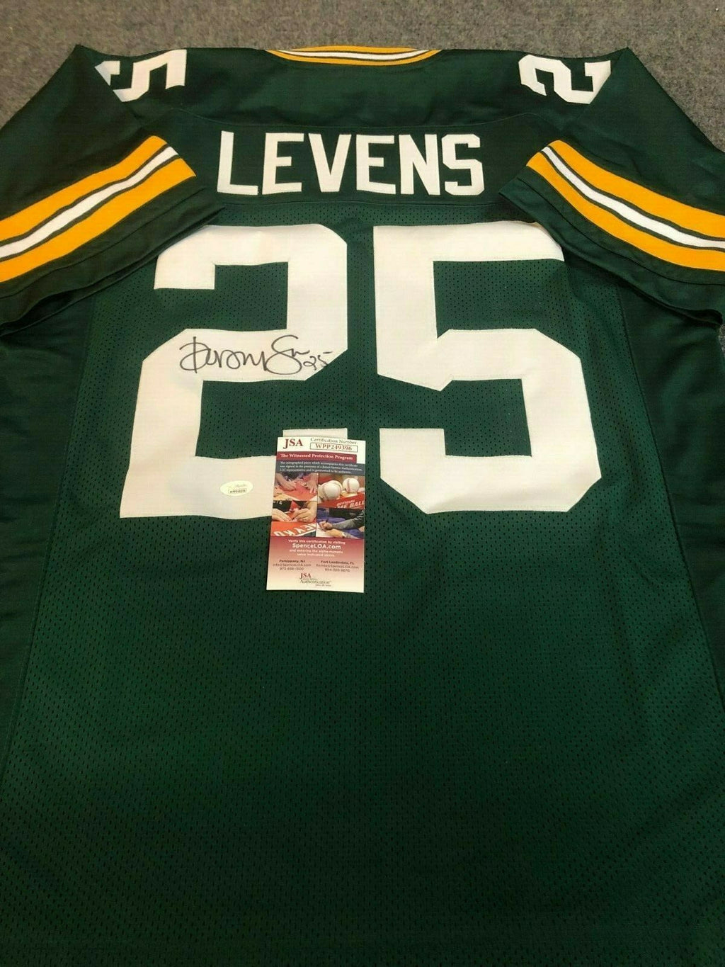G.B. Packers Dorsey Levens Autographed Signed Jersey Jsa  Coa