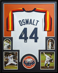 Framed Houston Astros Roy Oswalt Autographed Signed Jersey Jsa Coa