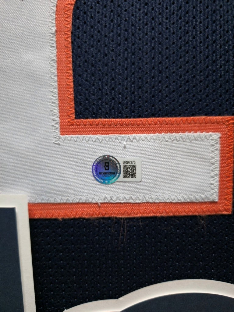 Framed Chicago Bears Devin Hester Autographed Signed Jersey Beckett Holo