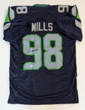 Seattle Seahawks Rylie Mills Autographed Signed Jersey Jsa Coa