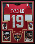 Framed Florida Panthers Matthew Tkachuk Autographed Signed Jersey Jsa Holo