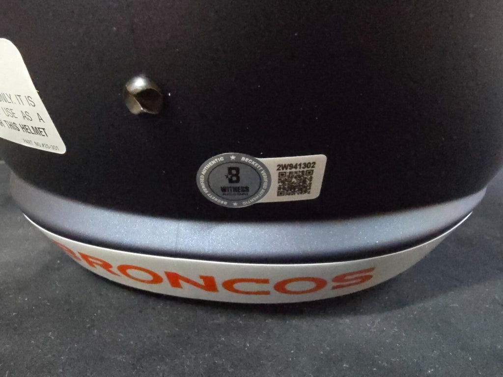 Denver Broncos Pat Surtain Ii Signed Insc Replica Full Size Helmet Beckett