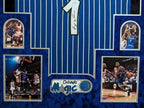 Framed In Suede Orlando Magic Penny Hardaway Autographed Signed Jersey Psa Coa