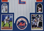 Framed New York Mets Ronny Mauricio Autographed Signed Jersey Jsa Coa
