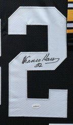 Custom Framed Pittsburgh Steelers Franco Harris Autographed Jersey Tse Coa
