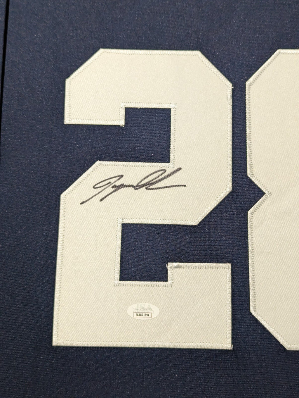 Framed Penn State Nittany Lions Odafe Jayson Oweh Autographed Jersey Jsa