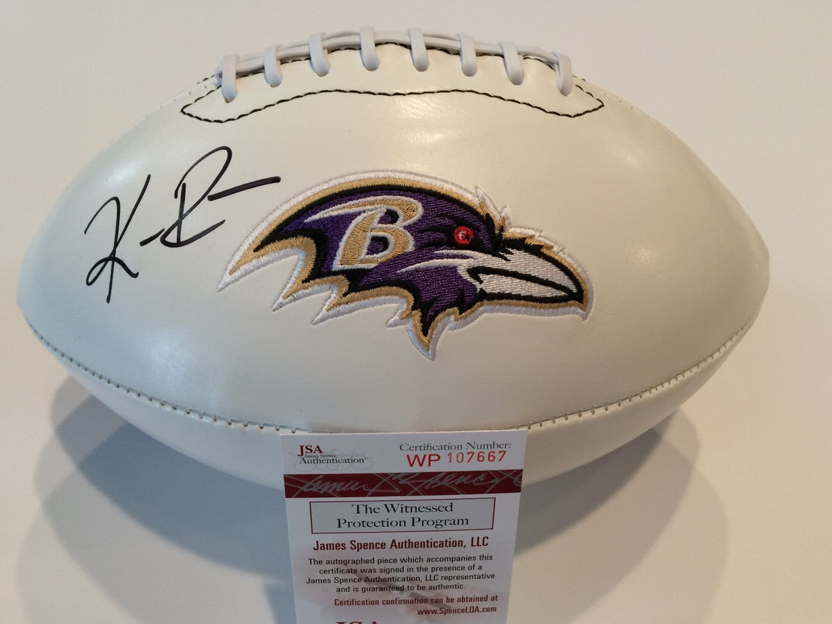 Keenan Reynolds Autographed Signed Baltimore Ravens Logo Football Jsa  Coa