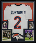 Framed Denver Broncos Pat Surtain Ii Autographed Signed Jersey Jsa Coa