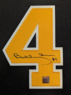 Suede Framed Boston Bruins Bobby Orr Autographed Signed Jersey Gnr Coa