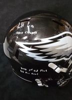 Philadelphia Eagles Fletcher Cox Signed Full Size Alt Replica Helmet Beckett