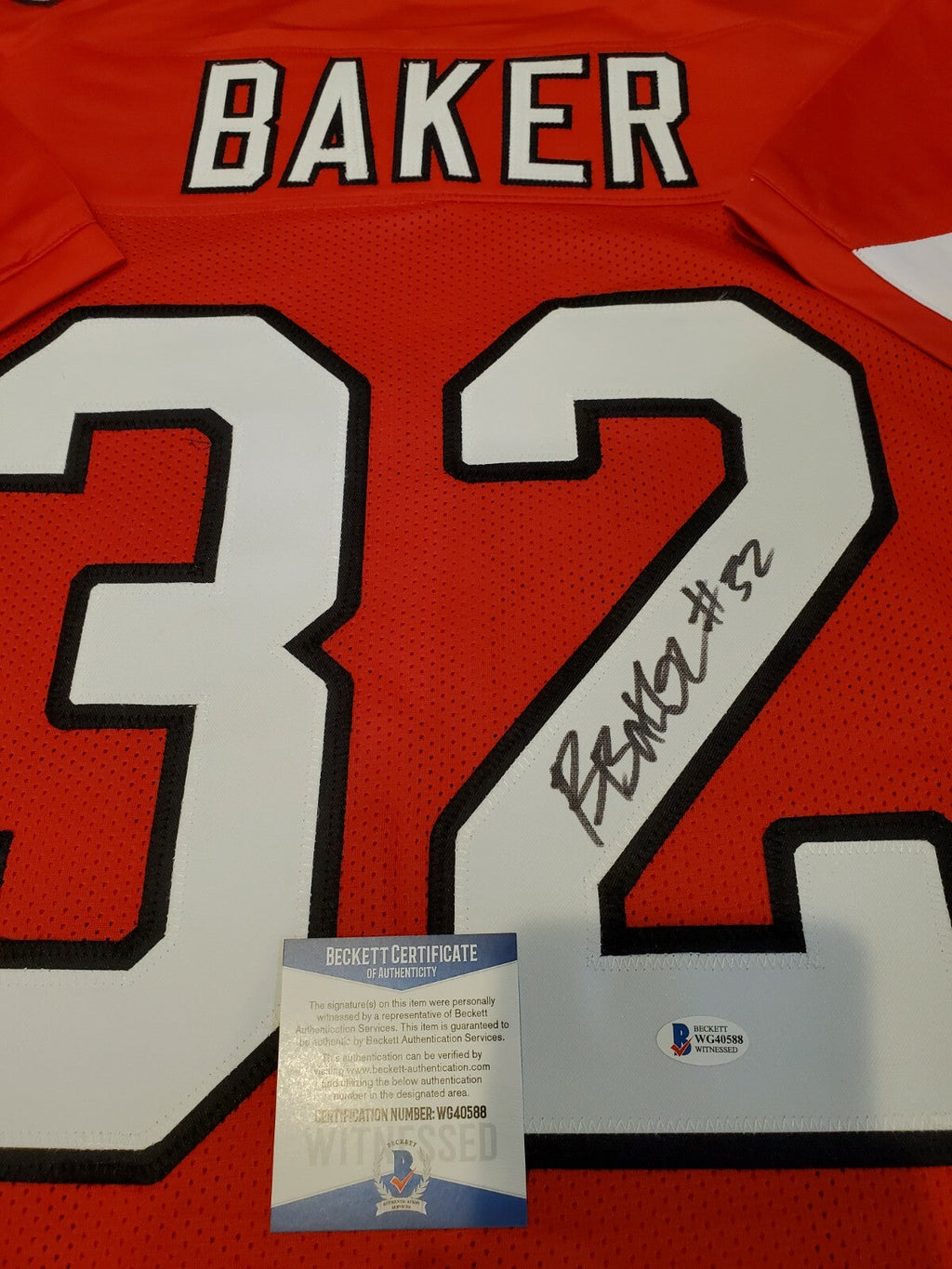 Arizona Cardinals Budda Baker Autographed Signed Jersey Beckett Coa
