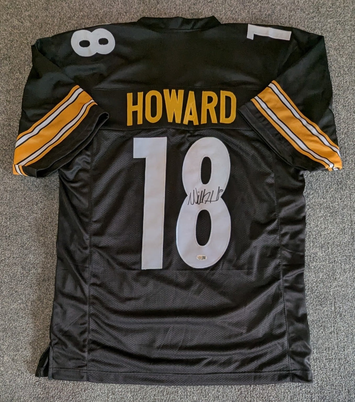 Pittsburgh Steelers Will Howard Autographed Signed Jersey Jsa  Coa