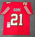 San Francisco 49Ers Frank Gore Autographed Signed Jersey Jsa Coa