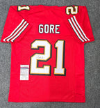 San Francisco 49Ers Frank Gore Autographed Signed Jersey Jsa Coa