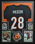 Framed Cincinnati Bengals Joe Mixon Autographed Jersey Jsa Coa