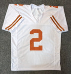 Texas Longhorns Roschon Johnson Signed Autographed Jersey Beckett Holo