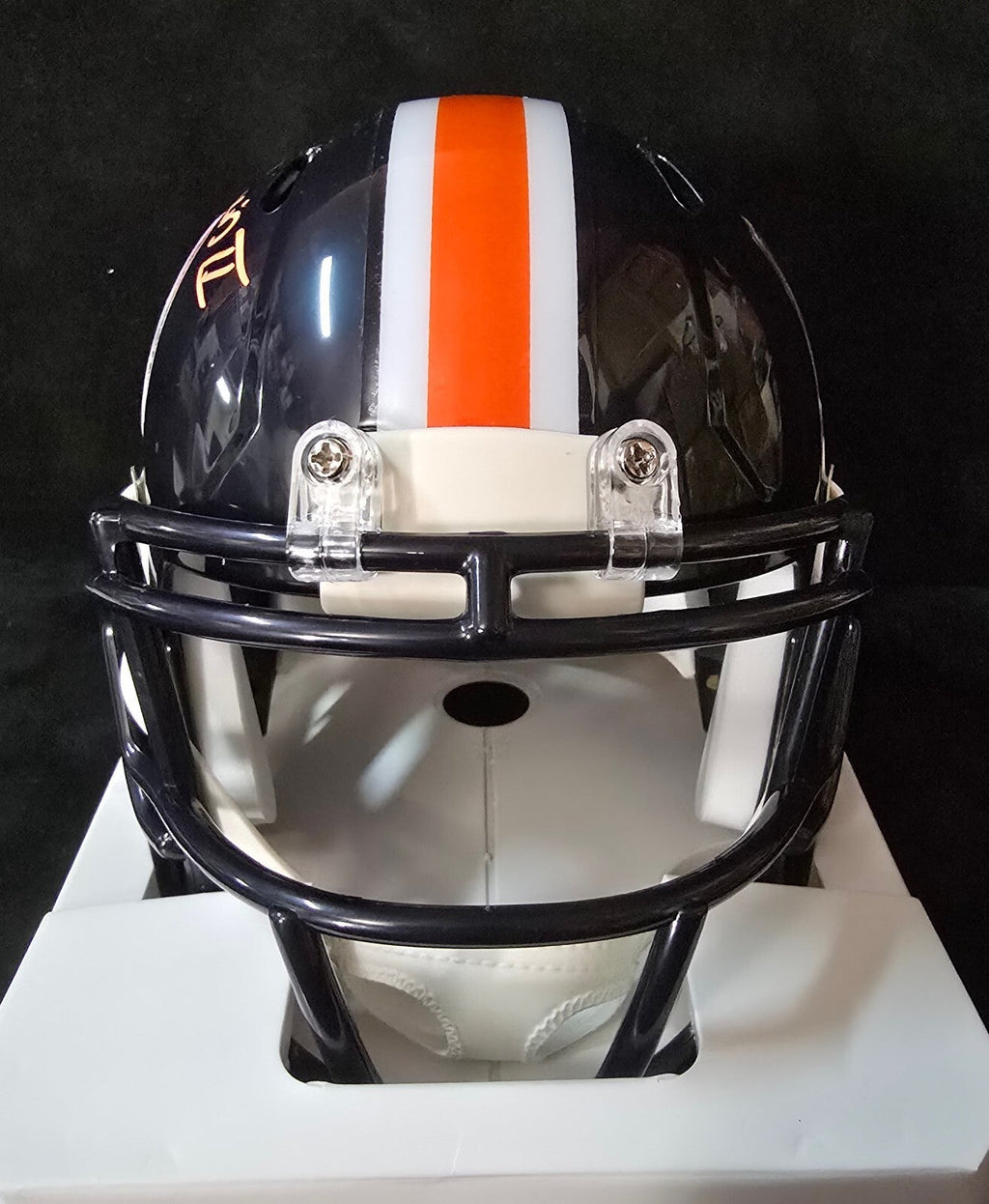 Denver Broncos Patrick Surtain Ii Signed Navy Throwback Mini Helmet Jsa Coa