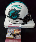 Miami Dolphins Jevon Holland Autographed Signed Lunar Mini Helmet Jsa Coa