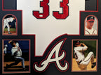 Framed Atlanta Braves Steve Avery Autographed Signed Jersey Jsa Coa