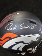 Denver Broncos Pat Surtain Ii Signed Insc Authentic Full Size Helmet Beckett